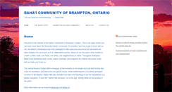 Desktop Screenshot of bramptonbahai.org